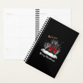 Santa Newfoundland Couple Merry Kersthond Gift Planner (Display)