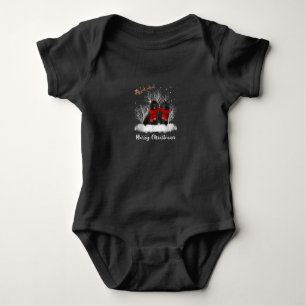 Santa Newfoundland Couple Merry Kersthond Gift Romper