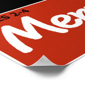 Santa News Print (Hoek)