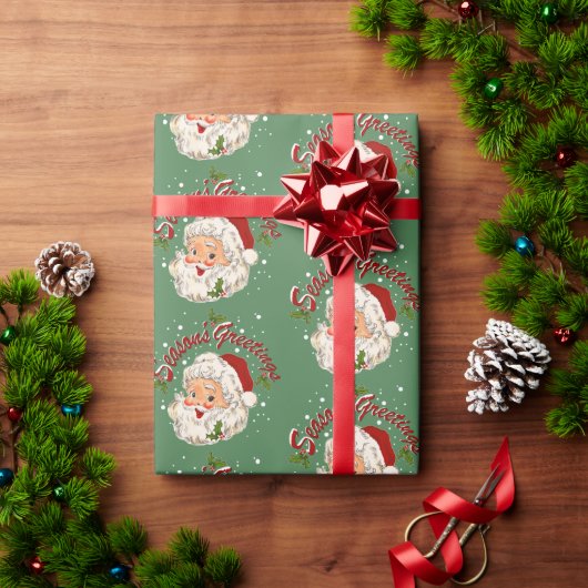 Santa No. 1 Season's Greetings Cadeaupapier (Feestdagen Geschenken)