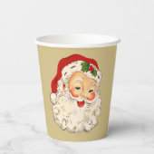 Santa No. 2-papierbekertjes Papieren Bekers (Achterkant)