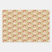 Santa No. 2 Verpakkende papierbladen Inpakpapier Vel (Voorkant)