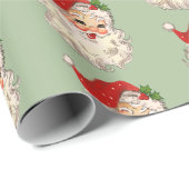 Santa No. 3 Verpakkingspapier Cadeaupapier (Rol Hoek)