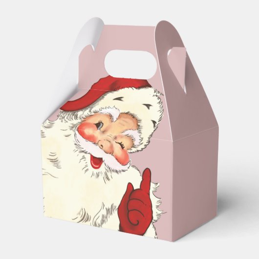 Santa No. 4 Favor Box Bedankdoosjes (Voorkant Zijde)