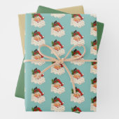 Santa No. 5 — Papieren pakbladen Inpakpapier Vel (In situ)