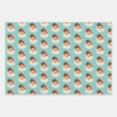 Santa No. 5 — Papieren pakbladen Inpakpapier Vel (Voorkant)