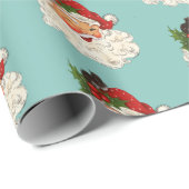 Santa No. 5 Verpakkingspapier Cadeaupapier (Rol Hoek)