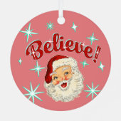 Santa No. 6 Metalen Ornament (Achterkant)