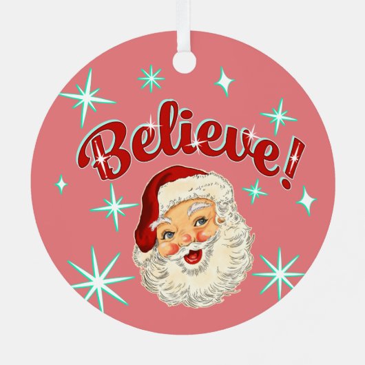 Santa No. 6  Metalen Ornament (Achterkant)