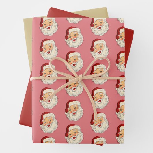 Santa No. 6 — Papieren pakbladen Inpakpapier Vel (In situ)