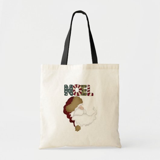 Santa Noel Vakantie T-shirts en Geschenken Tote Bag (Voorkant)