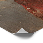 Santa Noodlijdend Poster (Hoek)