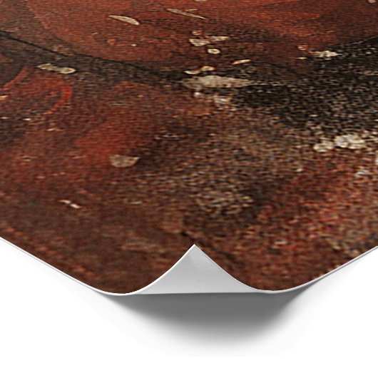  Santa Noodlijdend Poster (Hoek)