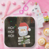 Santa Noordpool Ho Ho Ho Papieren Bordje (Feest)