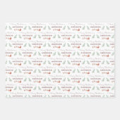 Santa North Pole-papierbladen voor het oppakken va Inpakpapier Vel (Voorkant 2)