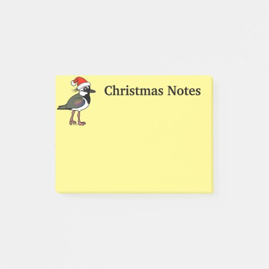 Santa Northern Lapwing Post-it® Notes (Voorkant)