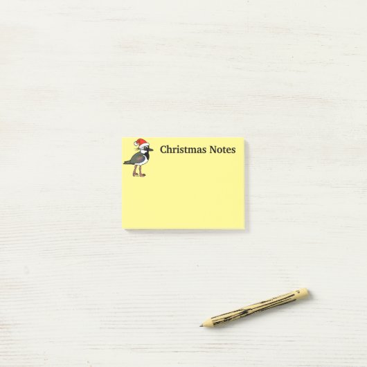 Santa Northern Lapwing Post-it® Notes (Op bureau)