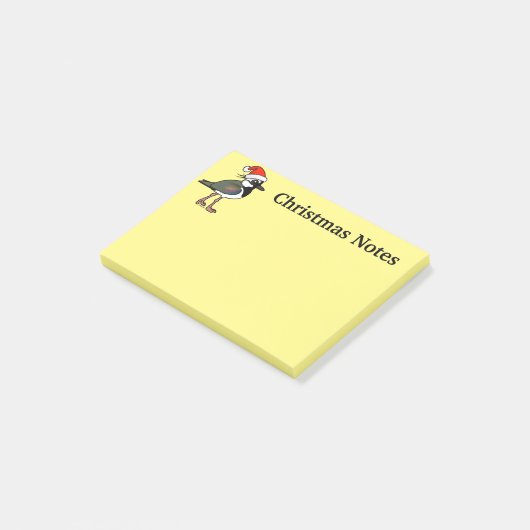 Santa Northern Lapwing Post-it® Notes (Schuin)