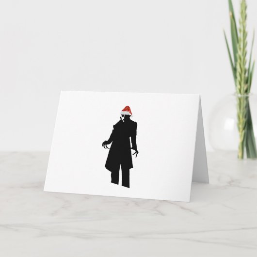 santa nosferatu feestdagen kaart (Voorkant)
