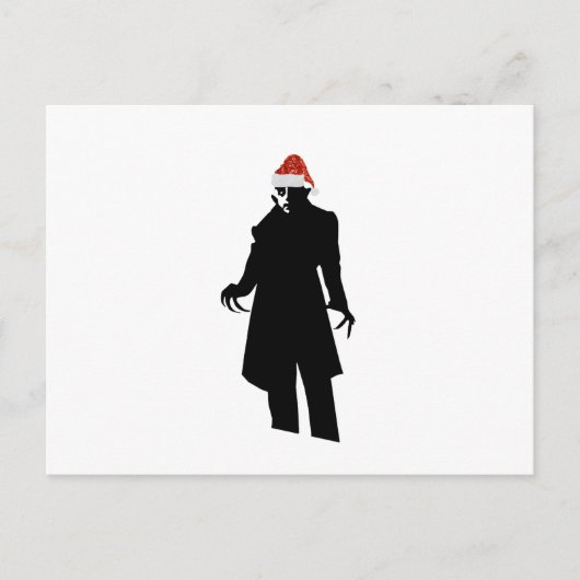 santa nosferatu feestdagenkaart (Voorkant)
