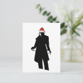 santa nosferatu feestdagenkaart (Staand voorkant)