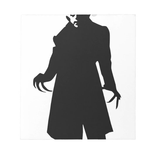 santa nosferatu notitieblok (Voorkant)