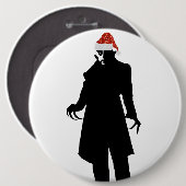 santa nosferatu ronde button 6,0 cm (Voorkant /achterkant)