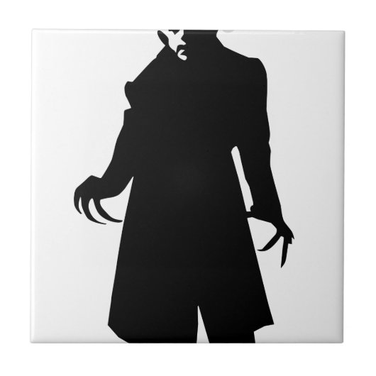 santa nosferatu tegeltje (Voorkant)