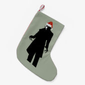 santa nosferatu xmas kerstmis stocker kleine kerstsok (Voorkant (Hangend))