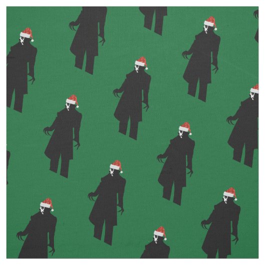 santa nosferatu xmas kerstmis stof (Swatch)