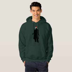 santa nosferatu xmas mannen hoodvlies hoodie
