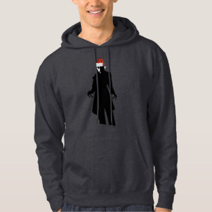 santa nosferatu xmas mannen hoodvlies hoodie