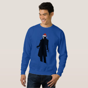 santa nosferatu xmas mannen sweatshirt