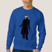 santa nosferatu xmas mannen sweatshirt (Voorkant)