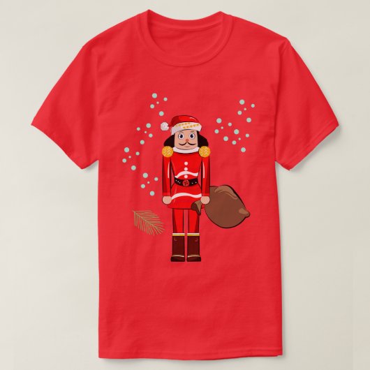 Santa Notenkraker Kerstmis T-shirt (Design voorkant)
