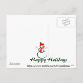 SANTA NP Big Red - NURSE PRACTITIONER Feestdagenkaart (Achterkant)