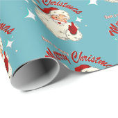 Santa Nr 4 Prettig Kerstfeest Cadeaupapier (Rol Hoek)