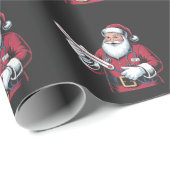 Santa Nurse Xmas Nursing Healthcare Worker   Cadeaupapier (Rol Hoek)