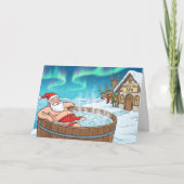 Santa Off Duty Kaart (Voorkant)