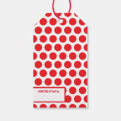 SANTA OFFICIËLE LEVERING speciaal vakantiegeschenk Cadeaulabel (Achterkant)