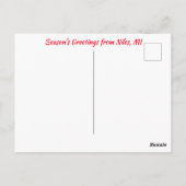 Santa on de Briefkaart 1 (Achterkant)