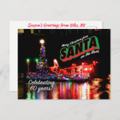 Santa on de Briefkaart 2 (Voorkant / Achterkant)