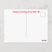 Santa on de Briefkaart 4 (Achterkant)