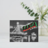 Santa on de briefkaart 8 (Staand voorkant)