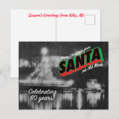 Santa on de briefkaart 8 (Voorkant / Achterkant)