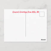 Santa on de briefkaart 8 (Achterkant)