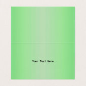 Santa on kersttrein Snoep Wheels Letter Green Visitekaartje (Binnenkant ongevouwen)