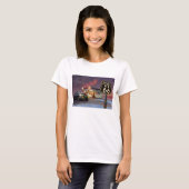 Santa on Route 66 T-shirt (Voorkant volledig)