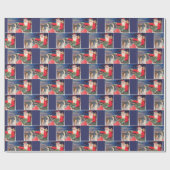 Santa on sleigh Thunder_Cove Cadeaupapier (Vlak)