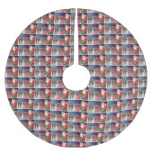 Santa on sleigh Thunder_Cove Kerstboom Rok (Voorkant)